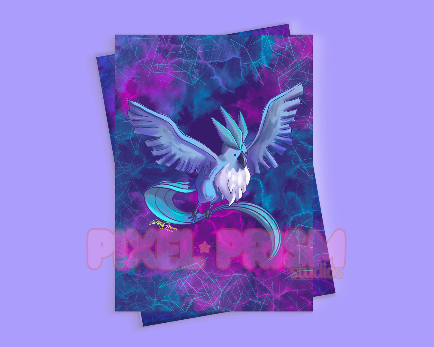 Legendary Birbs | Articuno Original Art Print
