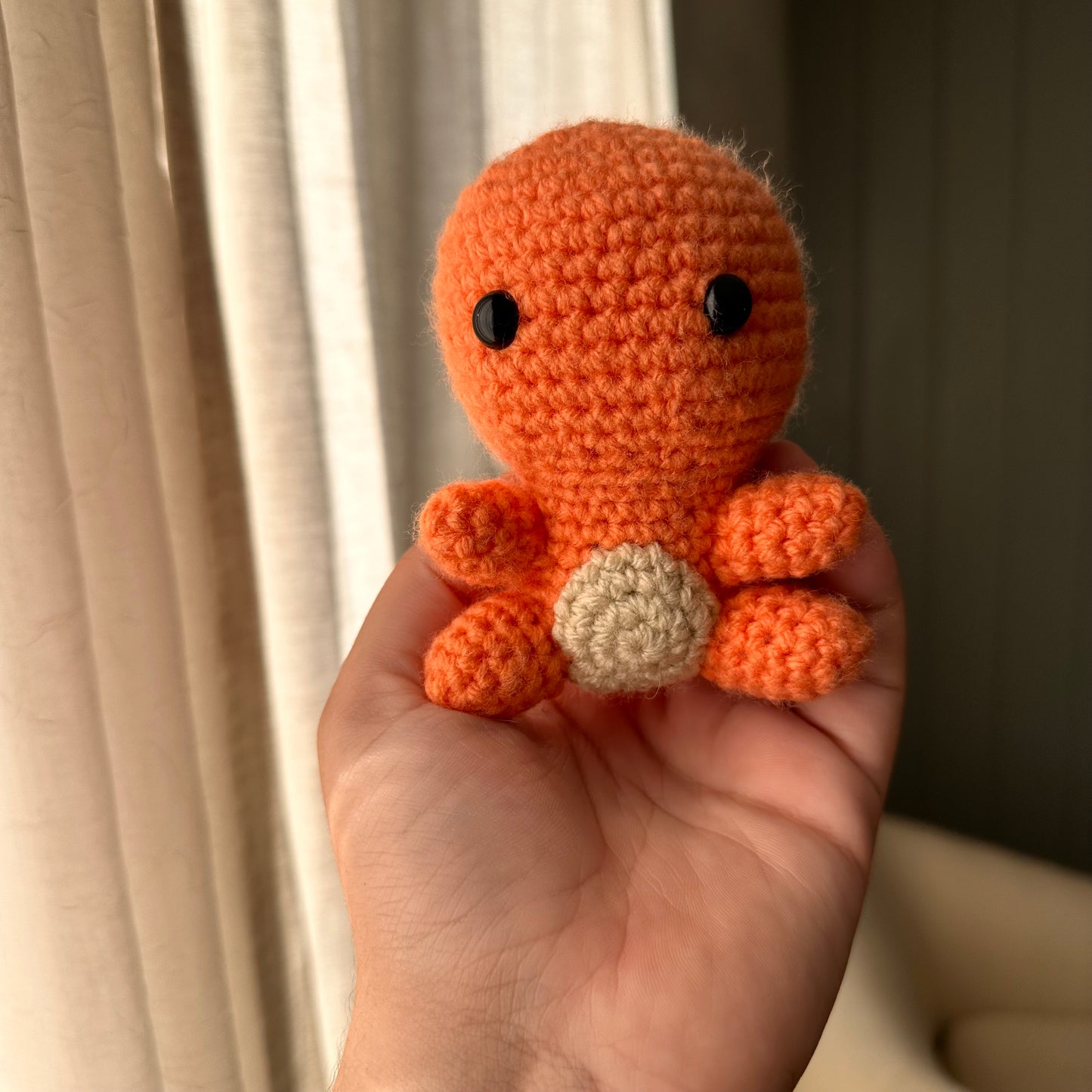 Charmander | Handmade Crochet Amigurumi Plush, Pokémon Stuffed Animal