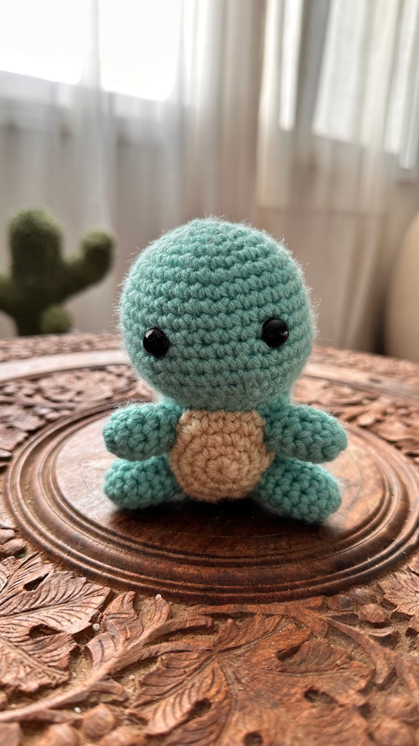 Squirtle | Handmade Crochet Amigurumi Plush, Pokémon Stuffed Animal