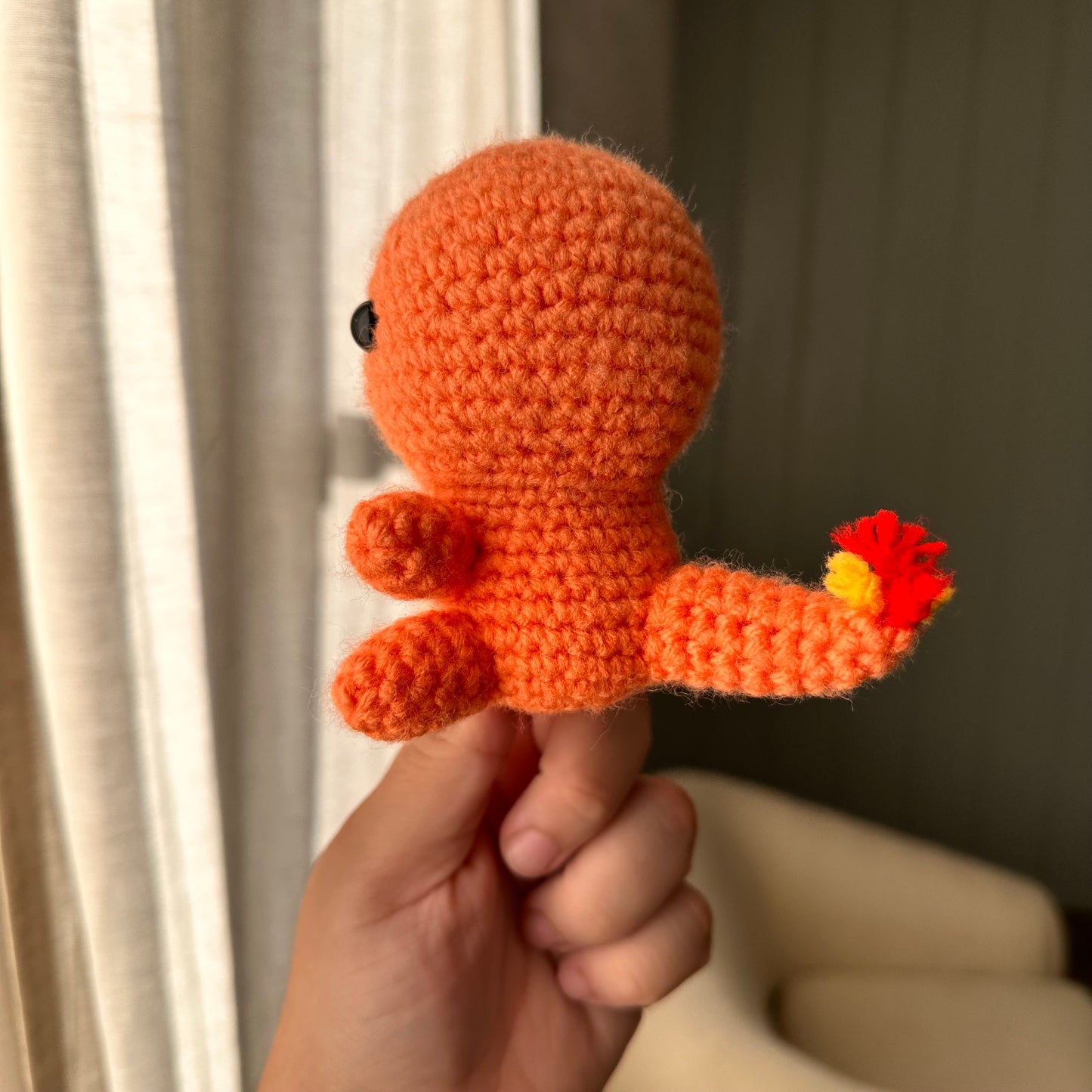 Charmander | Handmade Crochet Amigurumi Plush, Pokémon Stuffed Animal