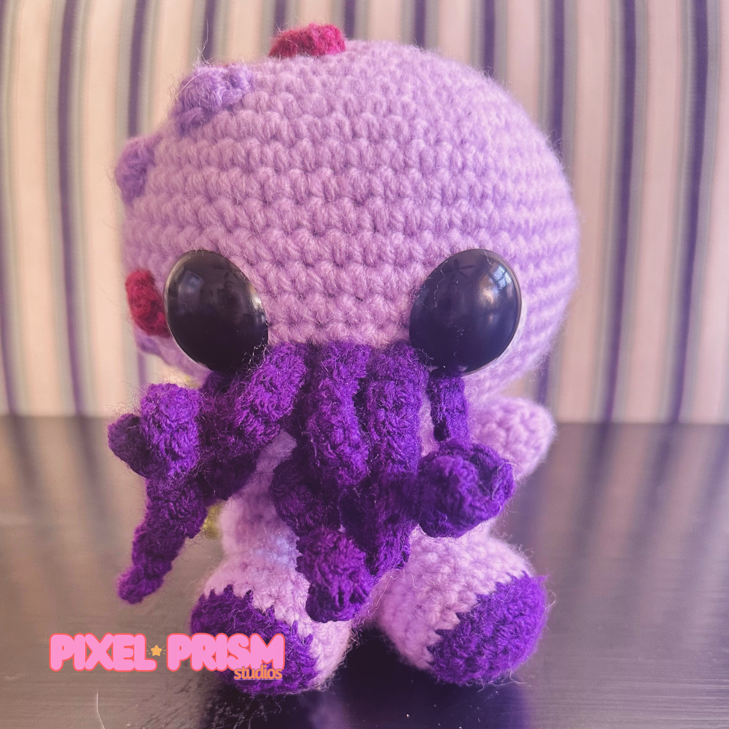 Lil’ Cutethulhu | Handmade Crochet Amigurumi Plush, Sea Monster