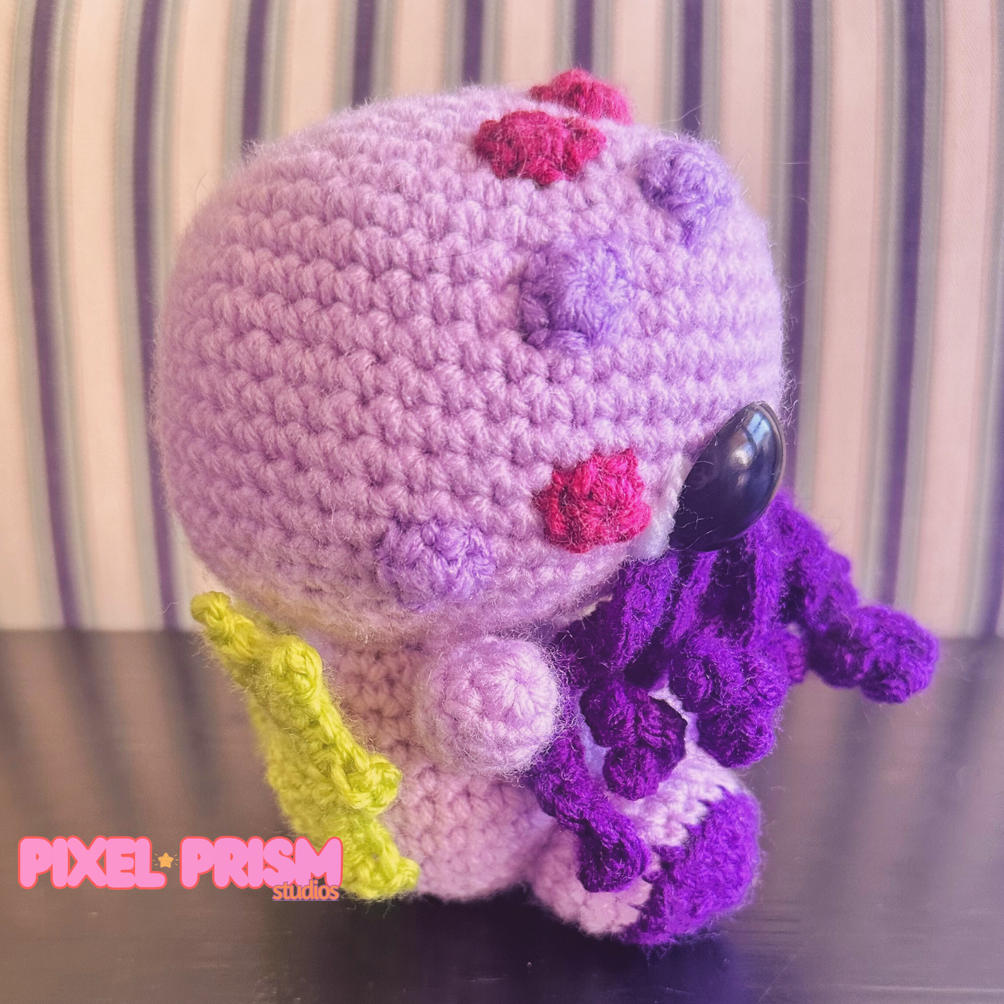 Lil’ Cutethulhu | Handmade Crochet Amigurumi Plush, Sea Monster