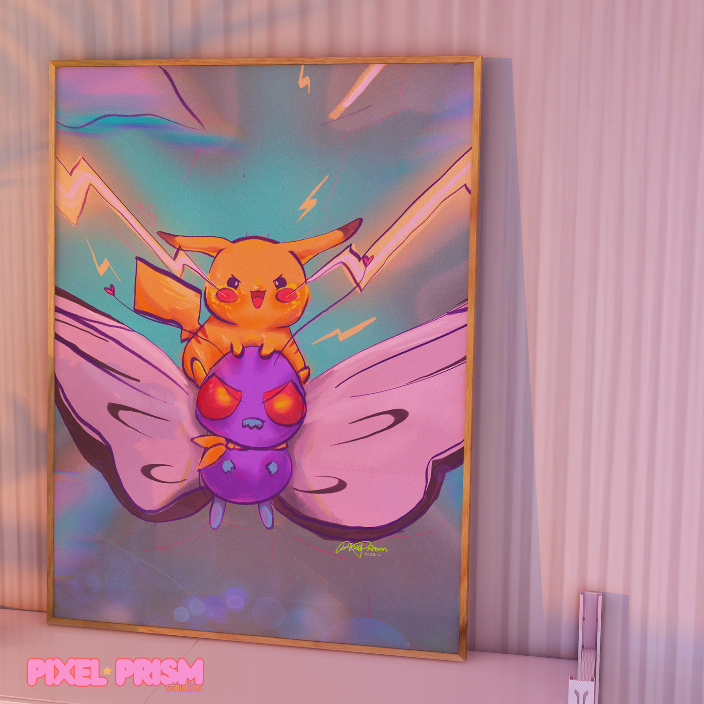 Bye Bye Butterfree | Pokemon Original Art Print