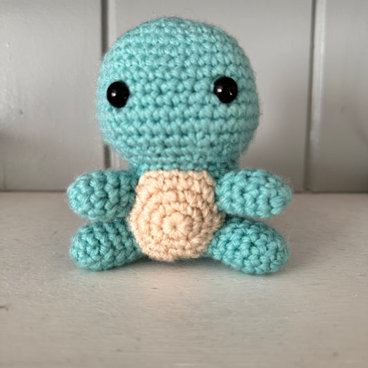 Squirtle | Handmade Crochet Amigurumi Plush, Pokémon Stuffed Animal