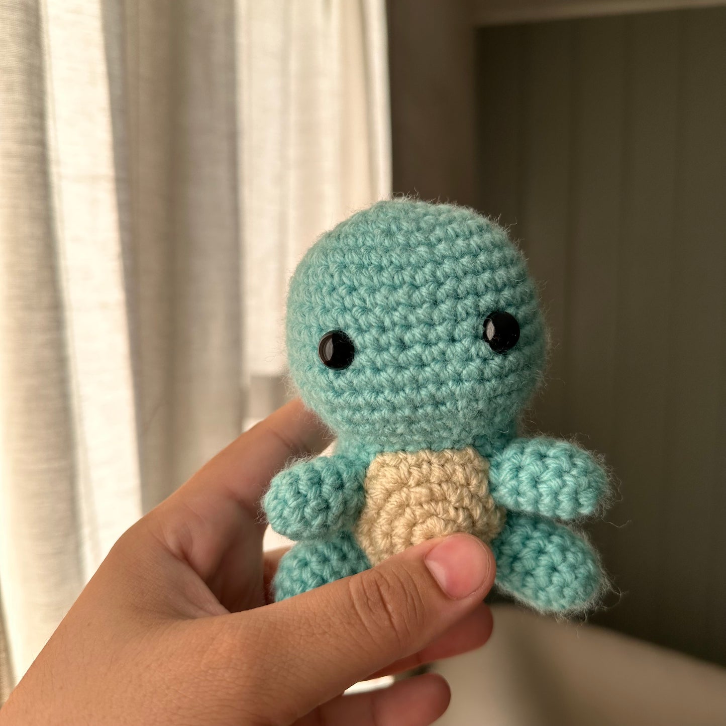 Squirtle | Handmade Crochet Amigurumi Plush, Pokémon Stuffed Animal