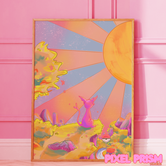 Sun | Espeon Original Art Print