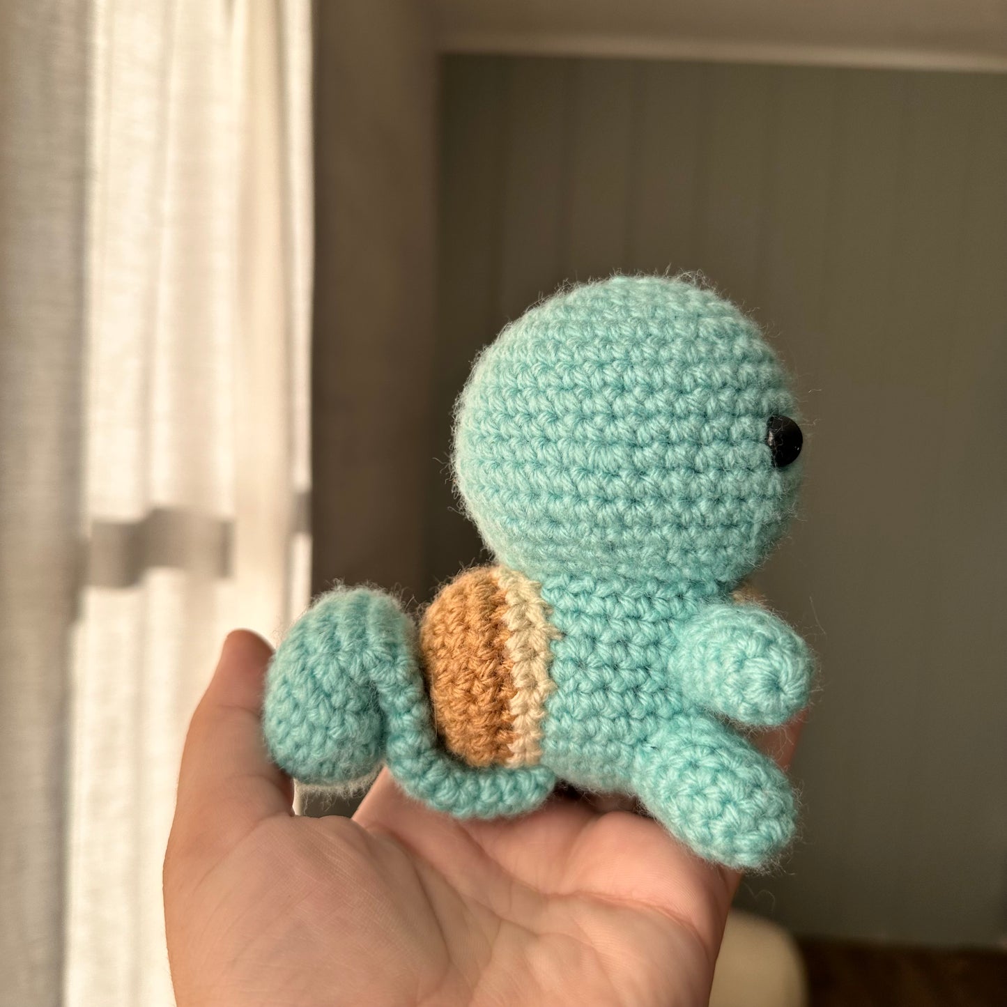 Squirtle | Handmade Crochet Amigurumi Plush, Pokémon Stuffed Animal