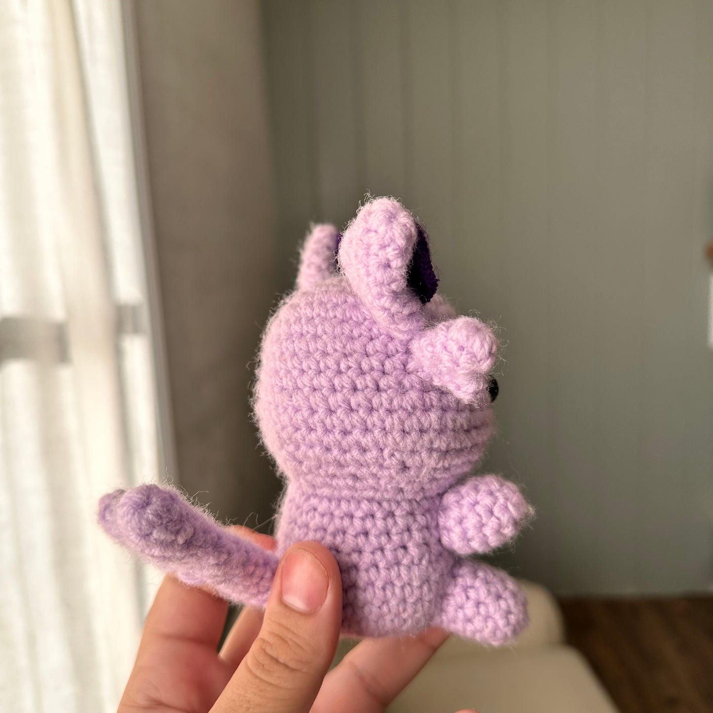 Espeon | Handmade Crochet Amigurumi Plush, Pokémon Stuffed Animal