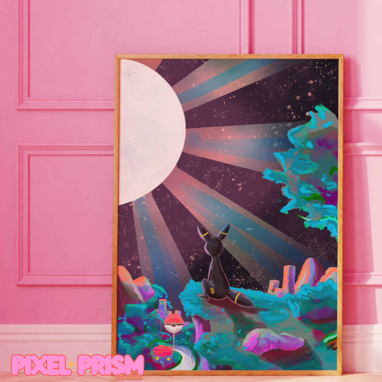 Moon | Umbreon Original Art Print