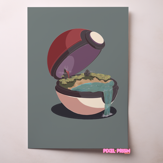 Pokebiome | Pokemon Original Art Print