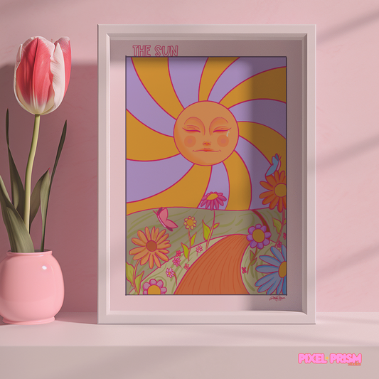 The Sun | Tarot Card Original Art Print